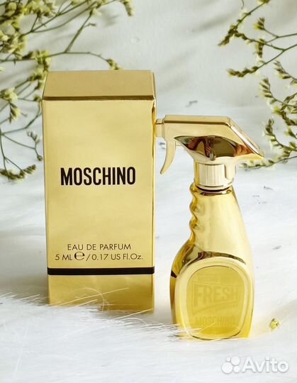 Moschino fresh gold 5 мл оригинал