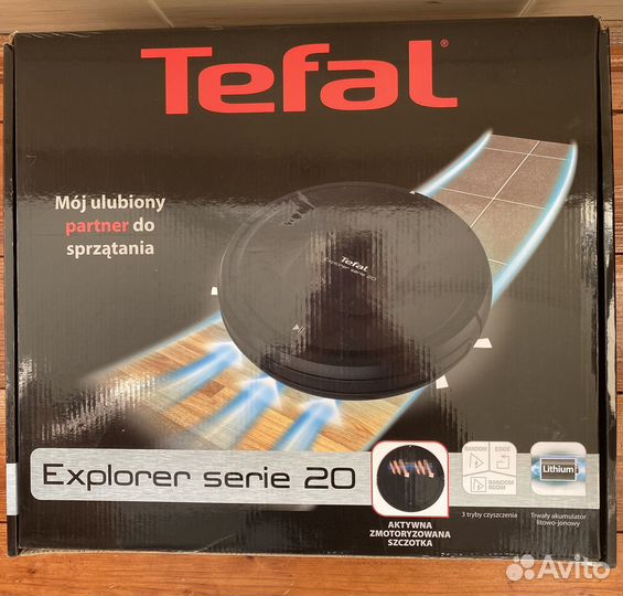 Робот пылесос tefal explorer serie 20