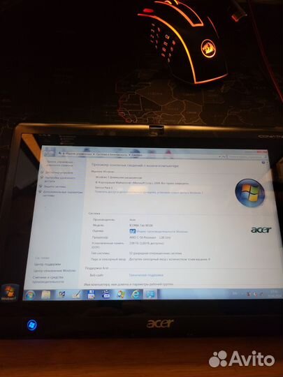 Планшет Icer Iconia tab W500 на Windows 7