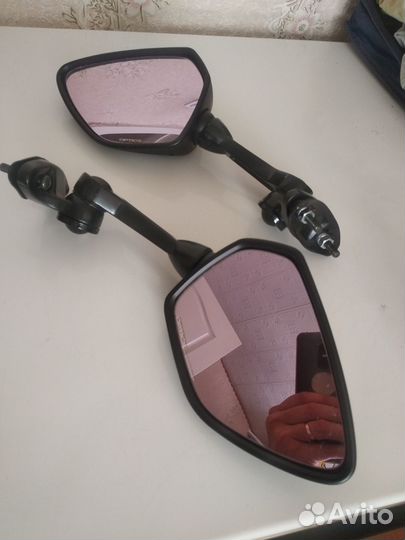 Японские антибликовые зеркала Napoleon на Kawasaki