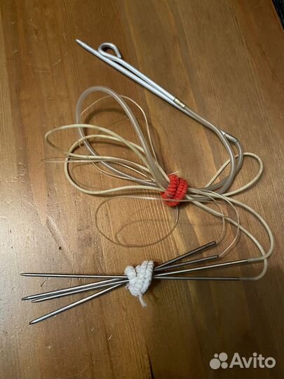 Спицы для вязания круговые и удлиненные мягкие