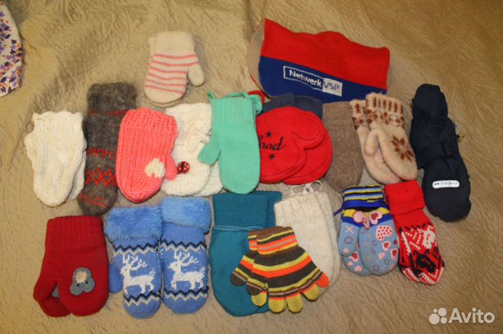 Варежки 0-3 пакетом
