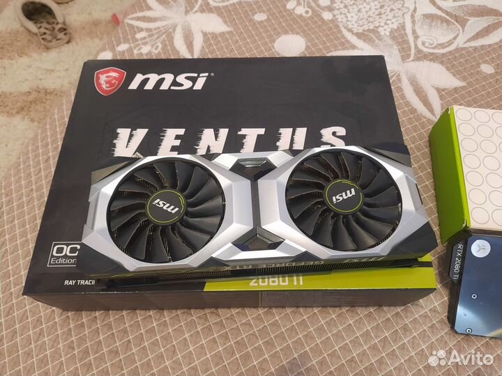 Видеокарты MSI GeForce RTX 2080 Ti Ventus