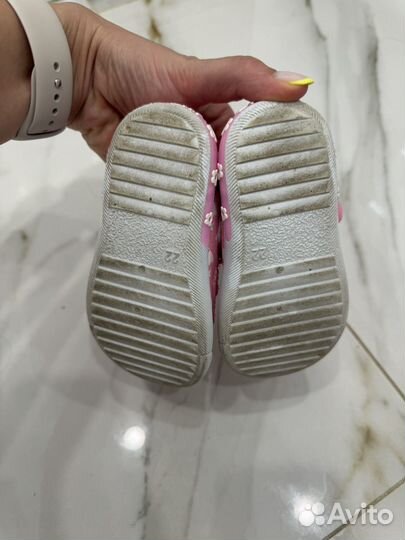 Сандалии для девочки текстильные 23 размер