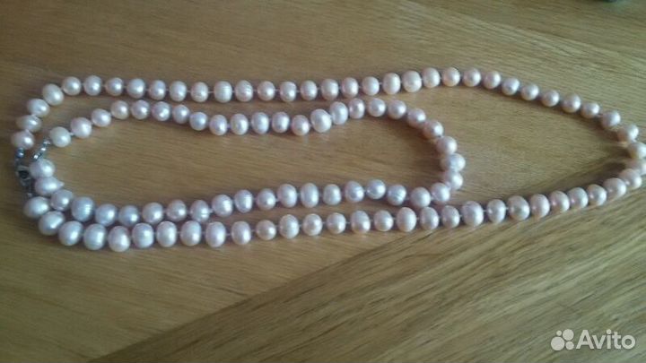 Бусы из натурального жемчуга
