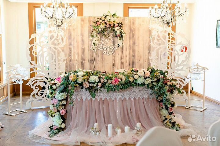 Оформление свадьбы, декор, фотозона