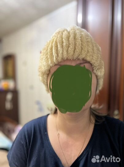 Шапка норковая женская