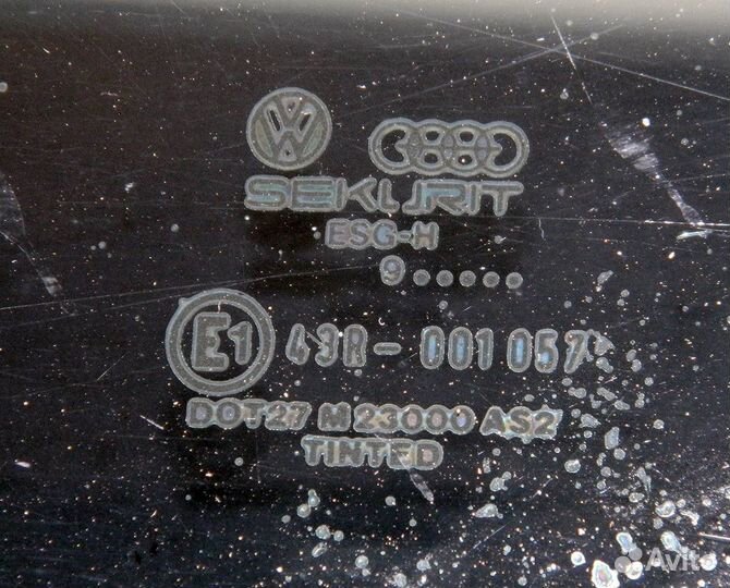 Стекло кузовное левое VW Passat B3 универсал