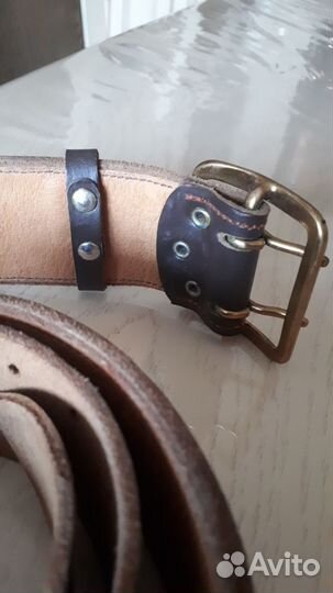 Ремень офицерский кожаный новый