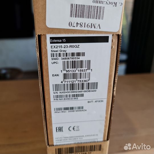 Ноутбук Acer EX215-23-R0GZRyzen 5 7520u