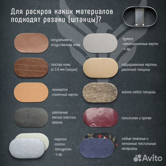 Вырубной нож, резаки для кожи, обувные штанцы