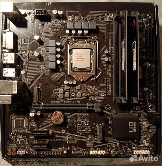 Комплект 10400f, B560M DS3H V2, 32gb DDR4 3200