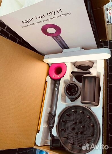 Фен для волос Dyson Super Hair Dryer Premium