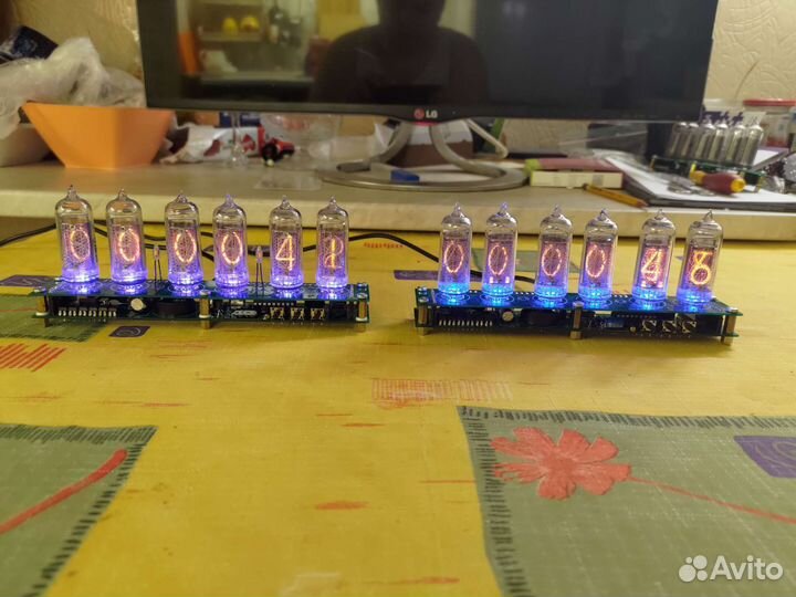 Часы nixie clock 6 ламп ин-14