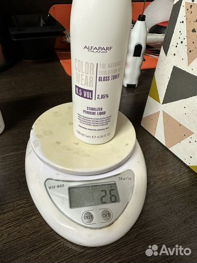 Гелевый краситель и оксид alfaparf milano