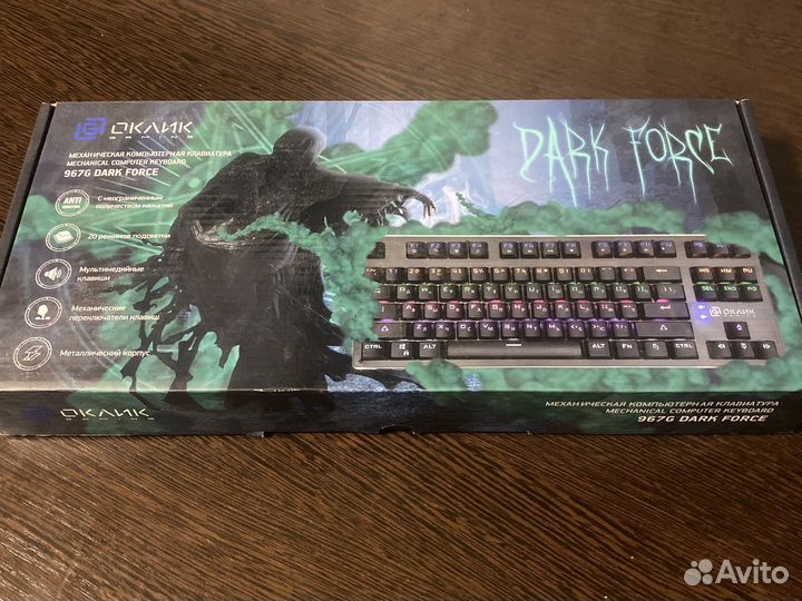 Механическая клавиатура оклик 967G dark force