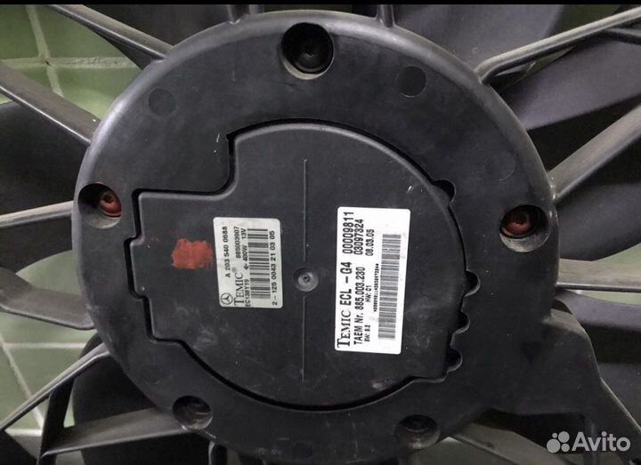 Винтилятор радиатора мерседес w203