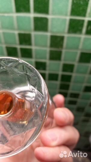 Хрустальные рюмки на ножке СССР