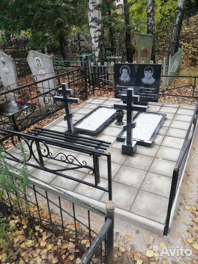 Благоустройство мест захоронений, установка памятн