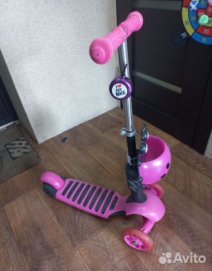 Самокат беговел 2 в 1