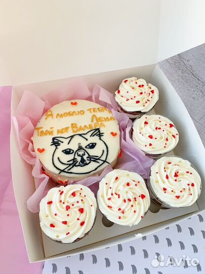 Капкейки бенто торт пряники на заказ