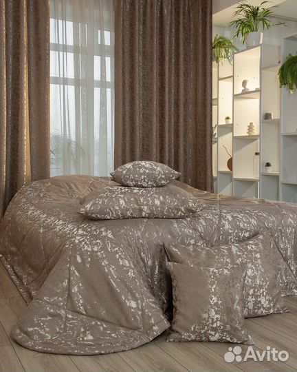 Покрывало Версаль моккачино