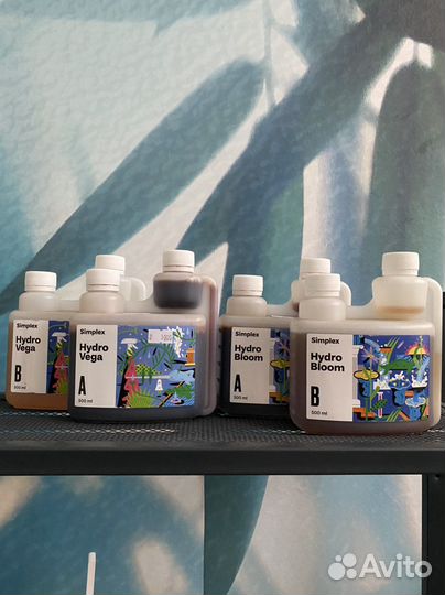 Набор удобрений для гидропоники Simplex vega+bloom