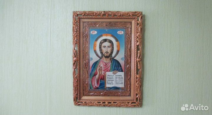 Икона господа вседержителя Масло Иисус 39*54 см