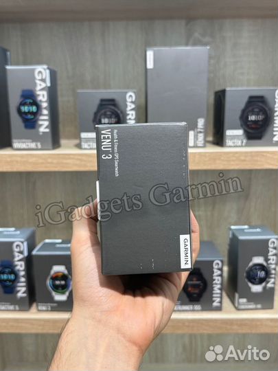 Garmin Venu 3 Slate (черный)