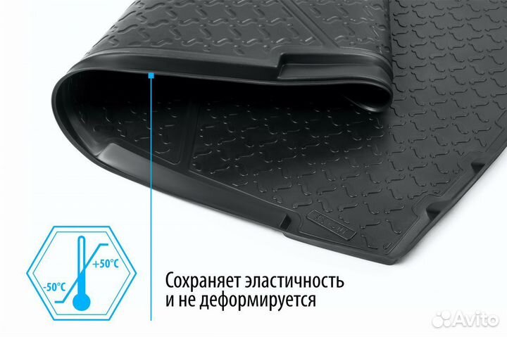 Коврик в багажник ваз 2121/LADA Niva Legend