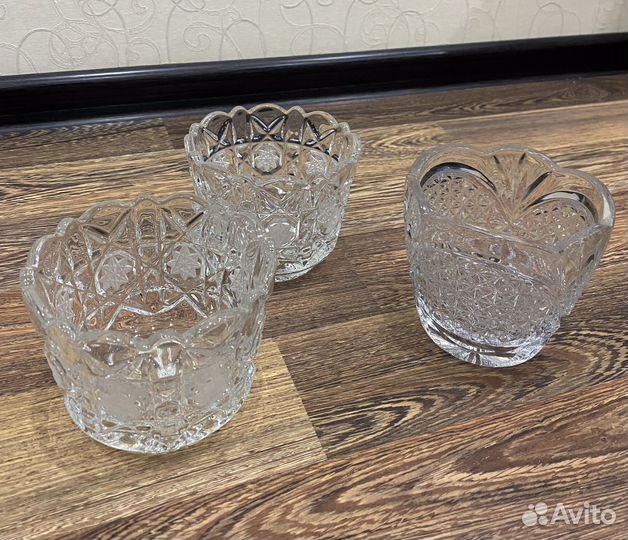 Хрусталь, вазы, конфетницы