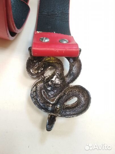 Ремень, пряжка, змея