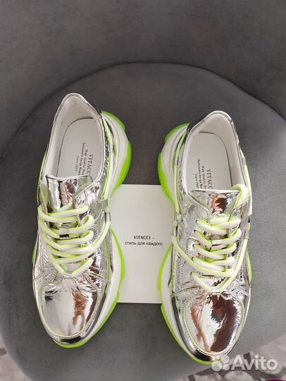 Кроссовки женские натуральная кожа 36р