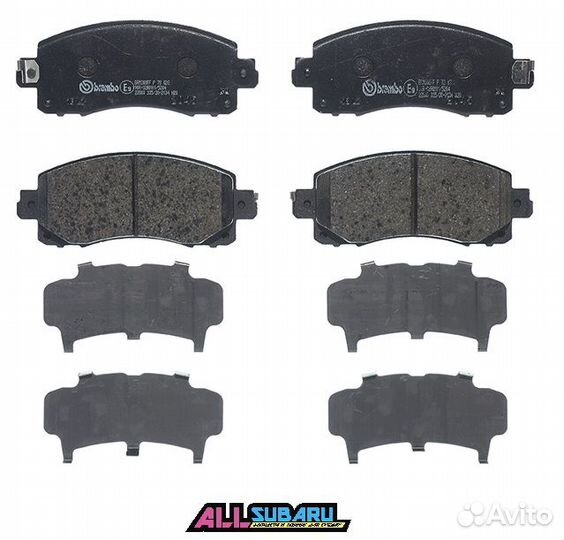 Тормозные колодки передние Subaru Forester SK5