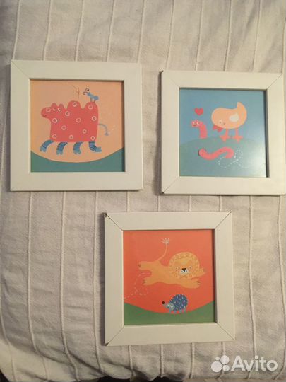 Детские картинки в рамках икеа