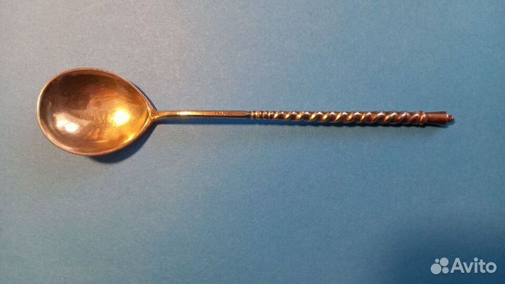 Ложка Старинная Чайная Серебро 84 проба