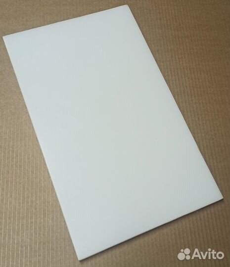 Доска из полипропилена разделочная 80х70 см белая