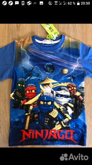 Новые Футболки лего ниндзяго (lego ninjago)