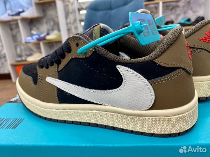 Кроссовки Air Jordan 1 Low x Travis Scott