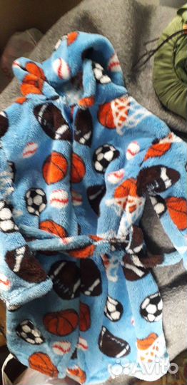 Халат, тапочки