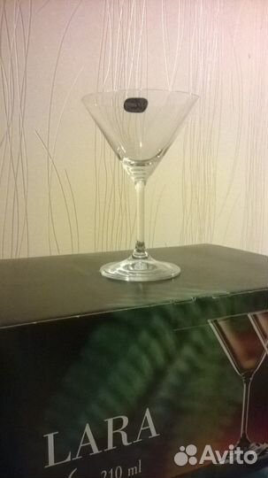 Бокалы для мартини Bohemia Cristal Lara
