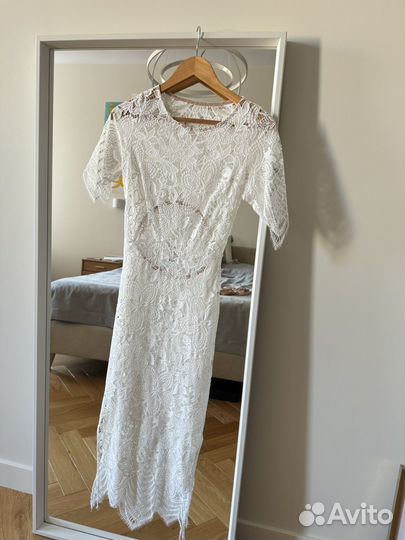 Платье коктейльное свадебное for love&lemons xs s