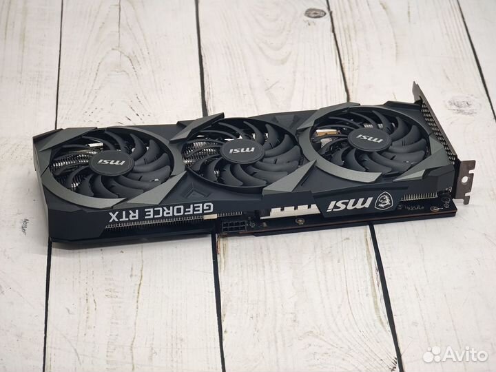 Видеокарта 8 GB MSI GeForce 3060ti ventus 3X 8GB O