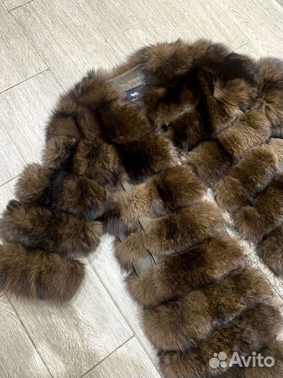 Шуба из песца