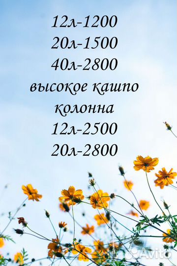 Кашпо для цветов