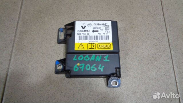 Блок управления AIR BAG Renault Logan 1