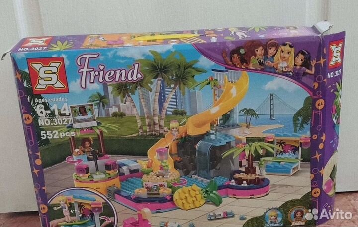 Lego Friends вечеринка у бассейна аналог