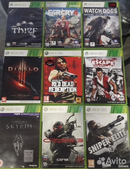 Игры,диски xbox 360 Лицензия