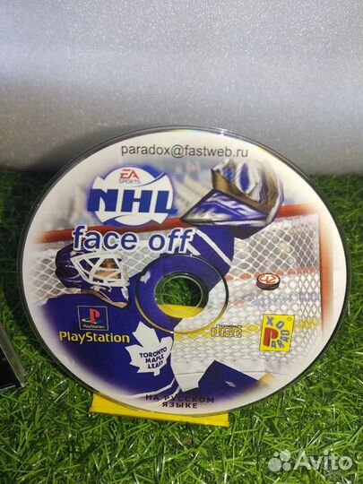 Диск ps1 NHL Face OFF