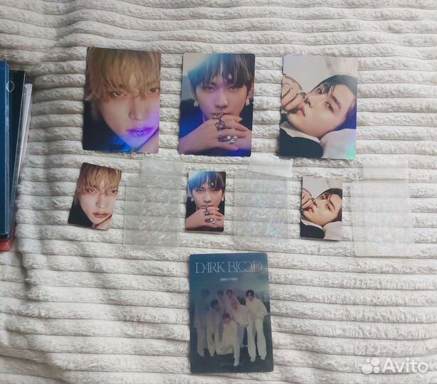 Официальные карты enhypen dark blood(weverse shop)
